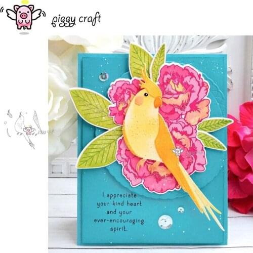 Piggy Craft metal cutting dies cut die mold Bird decoration Scrapbook paper craft knife mould blade punch stencils dies
