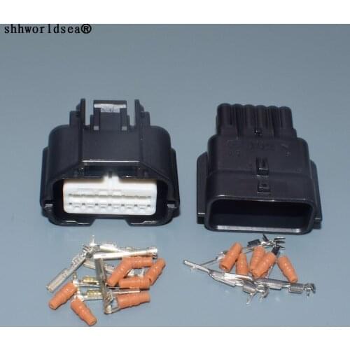 Worldgolden 12pin 0.6mm auto connector male female plug electric waterproof cable connector 7283-8854-30 7282-8854-30