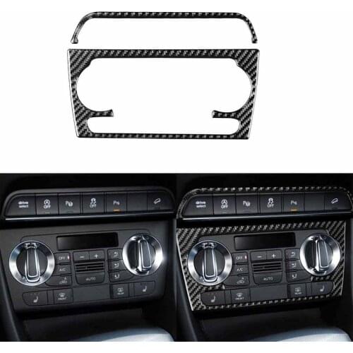 Carbon Fiber Air Conditioning Vent Button Trim Sticker For Audi Q3 13-18 14 15