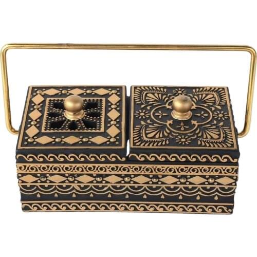 Arabian Resin Set Aromatherapy Furnace Incense Burners Portable Porcelain Censer Buddhism Incense Holder Home Tea House Yoga Stu