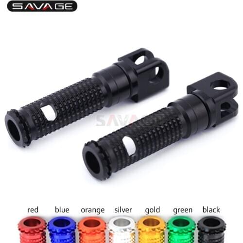Front Footrest Foot Pegs For KAWASAKI GTR1400 CONCOURS 14 ZZR 1400 1200 600 ZX12R ZX14R ER6N ER6F Motorcycle Rider Footpegs Rest