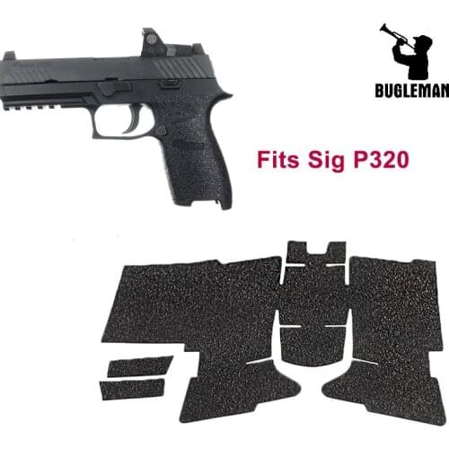 Bugleman SIG Sauer P320 Full Size Rubber/Matte Black Grips Hunting Accessories