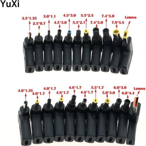 Laptop Power Adapter Connector USB 3.1 Type C Female to DC Plug Jack Converter For Lenovo / Asus / HP / DELL / Samsung Notebook