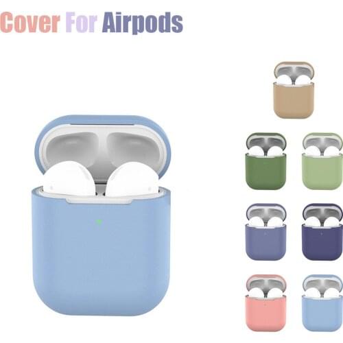 Silicone Earphone Case For Apple AirPods 2 Wireless Bluetooth Headphone for Air Pods Anti-lost Protective For AirPod Case 925#2