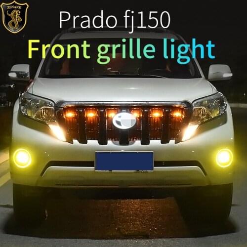 Toyota Land Cruiser Prado fj150 grille light grid lights logo lights decorative lights car styling LED lights
