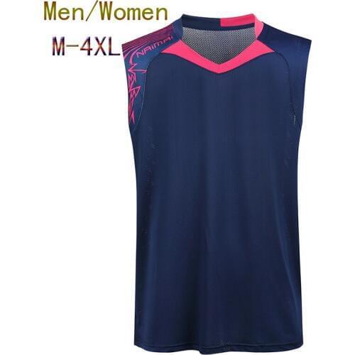 Badminton sleeveless Jersey Women/Men,badminton shirt,Table Tennis shirt,sleeveless Tennis sport shirt,ping pong shirt PQ2018