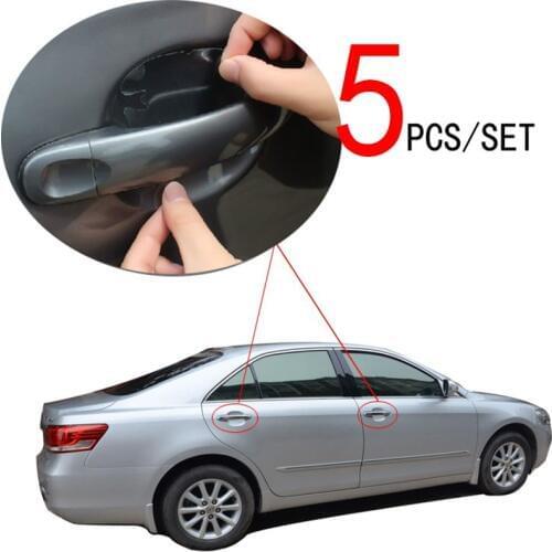 5pcs/set Universal Invisible car styling door Scratches Automobile Shake Protective car Handle Protective stickers Film