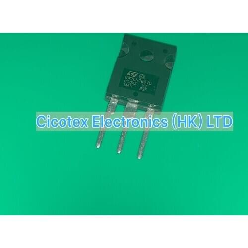 8pcs/lot GW20NC60VD IGBT GW20NC60 VD 600V 20A 200W TO247 STGW20NC60VD GW20NC 60VD GW20 NC60VD GW 20NC60VD