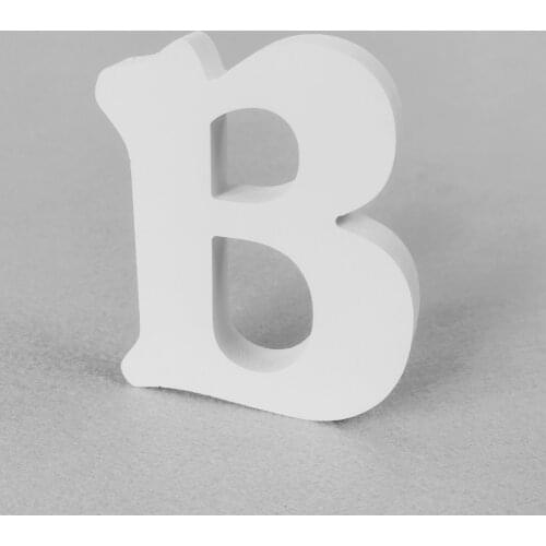 10cm White Wood Letters Alphabet Birthday Party Wedding Party Home Decoration & DIY Customized Sign Art Crafts Wooden letters