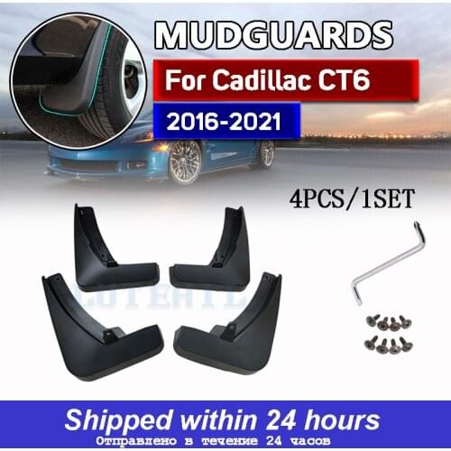 Car Mud Flaps For Cadillac CT6 CT 6 2016 2017 2018 OE Fitment Mudflaps Splash Guards Mud Flap Mudguards Fender Front Rea