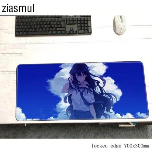 Girl Anime mouse pad 900x400x2mm mats Boy Gift Computer mouse mat gaming accessories Custom mousepad keyboard games gamer