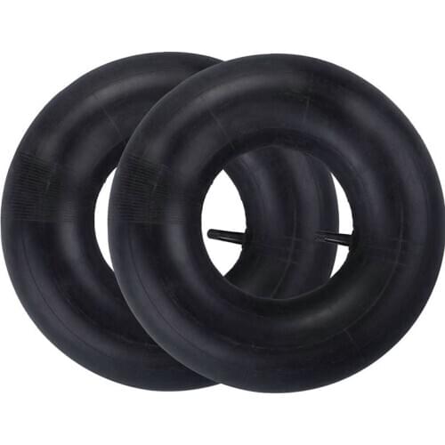2 PCS 13 x 5.00-6 inch Heavy Duty Inner Tube with TR-13 Straight Valve Stem - for Wheelbarrows, Mowers, Hand Trucks