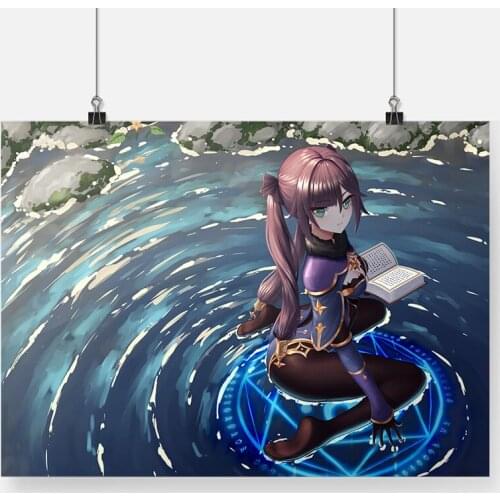 Mona Genshin Impact Design Funart Canvas Wall Art Decoration Prints Dorm Living Room Home Decor Bedroom Poster Painting