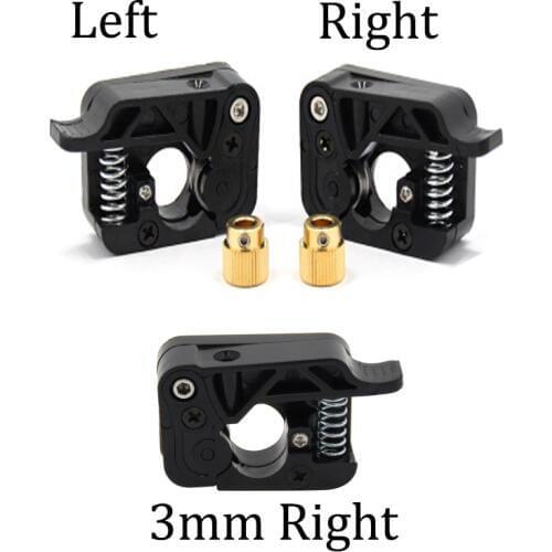 MK10 Extruder Kit Right left Side for makerbot 1.75/3mm 40 Teeth Extrusion Gear NEMA 17 stepper motors Molded Drive Block