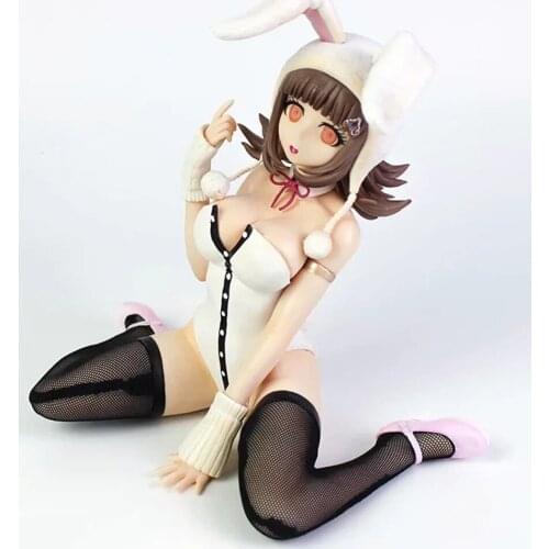 1/7 Scale Anime Danganronpa Chiaki Nanami Bunny Girl PVC Action Figure Model Japaense Anime Figure Collectible Toy Doll Gifts