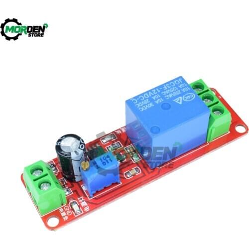 DC 12V Delay Relay Shield Module NE555 Time Relay Module 0-10S Connect Turn-On Timing Control Switch Car Relays Duty Cycle