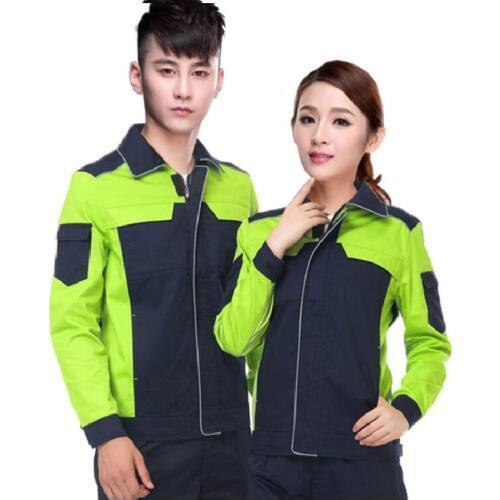 New Welding clothes working clothes for men women overalls for workmen work uniform car workshop welding suit mechanical uniform