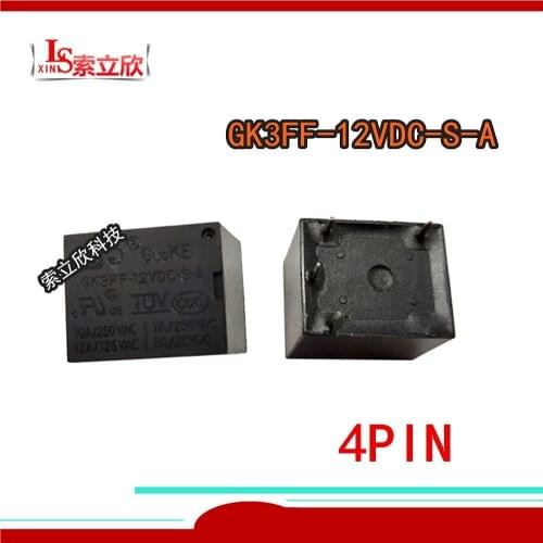 10PCS New Relay GK3FF-12VDC-S-A GK3FF-24VDC-S-A GK3FF 12VDC S A GK3FF-12VDC-S-C GK3FF-12VDC 4PIN T73 Rice cooker 12V Relay