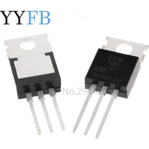 New In-Line BT136-600E Triac Transistor TO-220