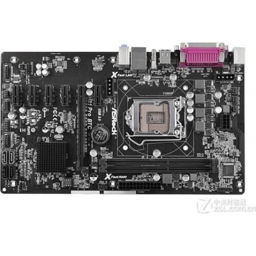 Original motherboard for new Asrock H81 Pro BTC DDR3 LGA 1150 I3 I5 I7 CPU USB2.0 USB3.0 H81 Desktop motherboard Free shipping