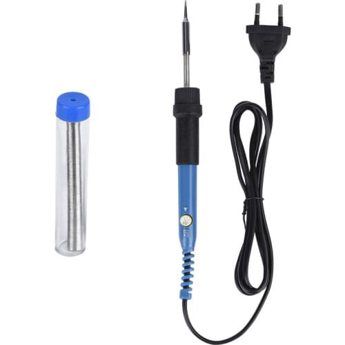 QHTITEC 909 Soldering Station Soldering iron Ferro De Solda 60W Adjustable Temperature Soldering Gun Welding Tools fer a souder