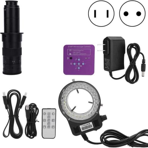 Industrial Camera Electronic Digital Microscope for Phone PCB Welding FHD 51MP HDMI AC100-240V