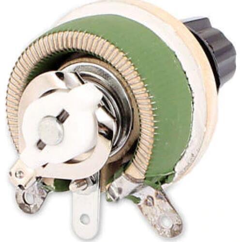 Wirewound Ceramic Potentiometer Adjustable Rheostat Resistor 25W 1R/2R/5R/10R/20R/30R/50R/100R/150R/200R/300R/500R/1KR/2KR
