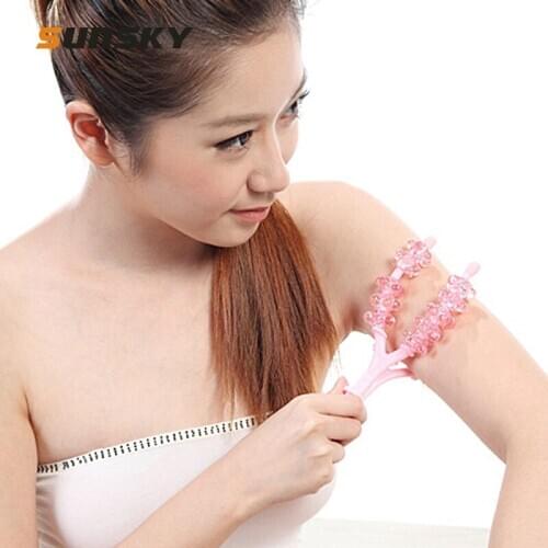 Arms Leg Stovepipe Roller Massager Dual Layers Y Shape 4-joint Adjustment Body Slimming Massage Tool Driver Relieve Fatigue