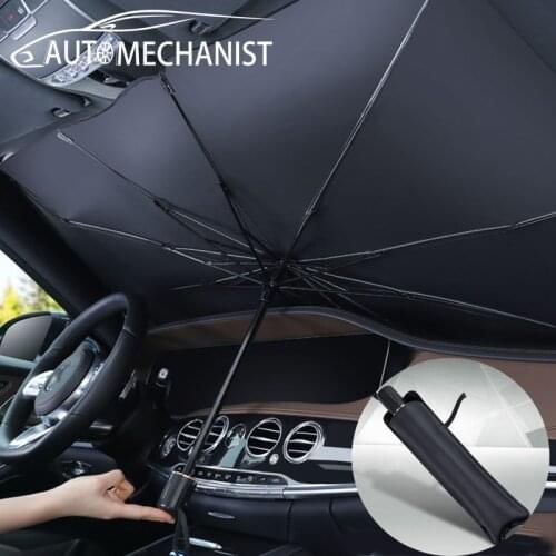 Car Front Window Sun Shade Cover Parasol Interior Windscreen Covers Umbrella for Car Window Sunshade Anti UV Auto Sun Protection