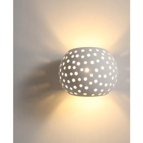 Modern bedroom wall lamp fashion Bed Lamp Decoration Night Gypsum LED Wall Light Fixtures Creative Bathroom Mirror Lights