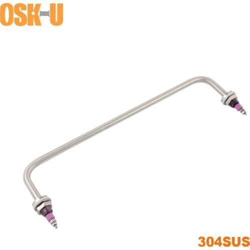 Stainless Steel U Shaped Heating Element M18 Thread 220V U Type Electric Heating Tube for Dining Car Kitchen Appliance 2.5KW