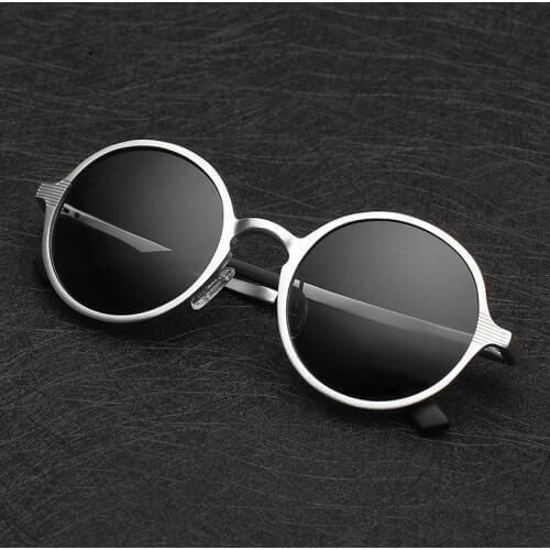 Viodream Polarized Retro Aluminum magnesium sunglasses Man Luxury Driver Metal Out door Fishin g Sunglasses Anti Glare