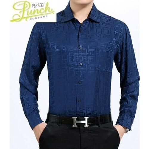 100% Silk Long Summer Sleeve White Shirt Spring Formal Shirts Men 2021 Gentlemen Loose Camisa Masculina 4044 KJ1958