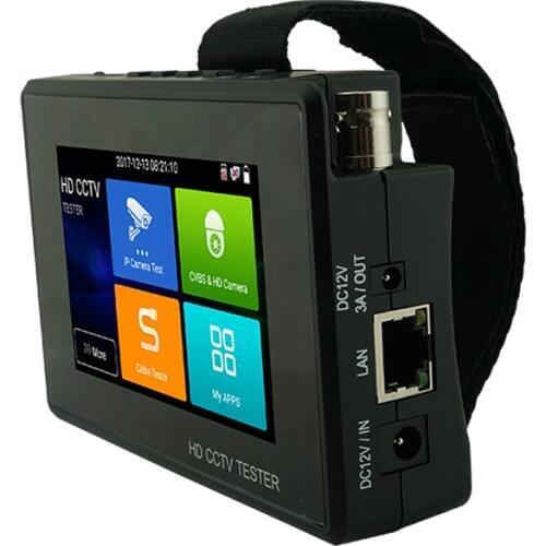2019 Newest 4 inch Wrist CCTV HD Camera Tester H.265 4K IP 8MP TVI 4MP CVI 5MP AHD Analog 5-in-1 CCTV Tester Monitor with WIFI