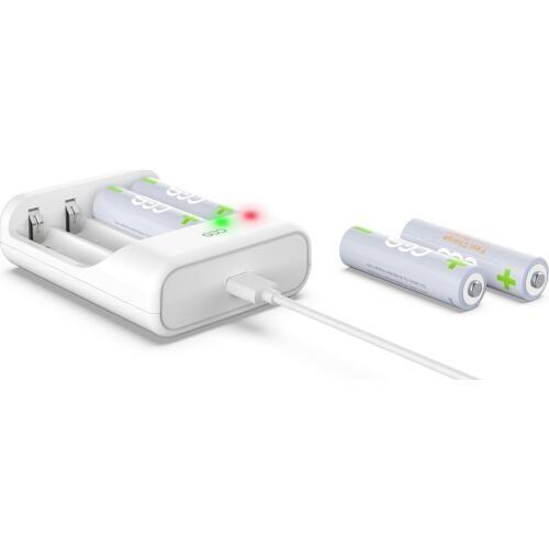 4pcs 1.5 v 2775mWh AA Li - polymer Li - ion lithium polymer rechargeable batteries + charger