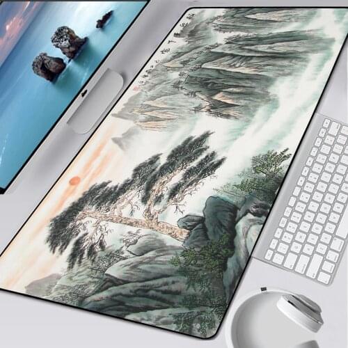 90x40/80x30cm Painting Gaming Mouse Pad XXL Computer Mousepad XL Large Rubber Desk Keyboard Mouse Pad Gamer for PC Accessories