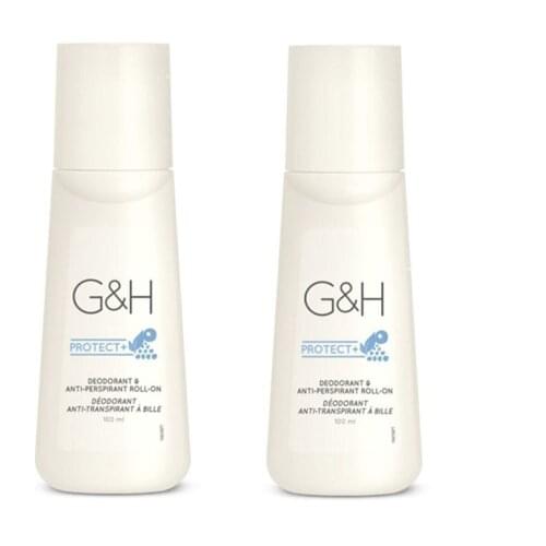 Amway G&h Protect+ Antiperspirant Deodorant Roll-on 100 Ml 2 Pcs Fast Drying Unisex Non-irritating Fresh Fragrance