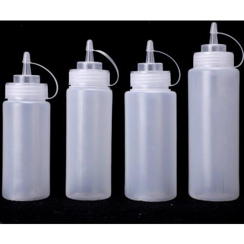 Ketchup Squeeze Bottle With Cap Cake Decorating Tool Salad Bottle Bread Baking Dessert Condiment Dispenser Kitchen Accessories