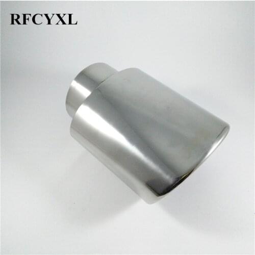 For Nissan JUKE 2010-2015 2018 Car Auto Exhaust Muffler Tip Stainless Pipe Trim Modified Car Rear Tail Throat Liner Accessories