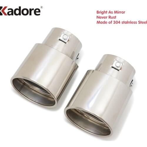 For Toyota Camry 2007 2008 2009 2010 2011 2012 2013 Stainless Steel Car Exhaust Muffler Trim Tip Exterior Accessories