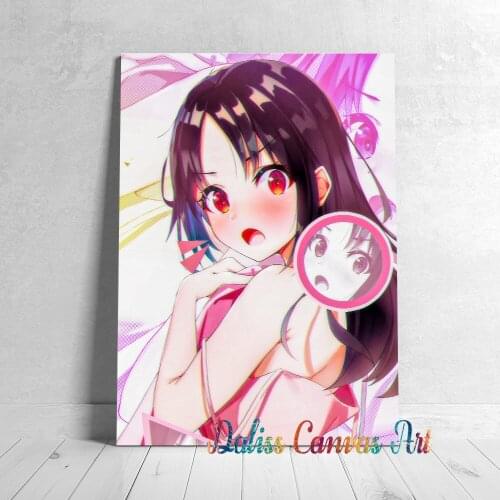 Canvas Anime girl Kaguya Pictures Home Decoration Manga Paintings Poster HD Prints Wall Art Modular Living Room Framed