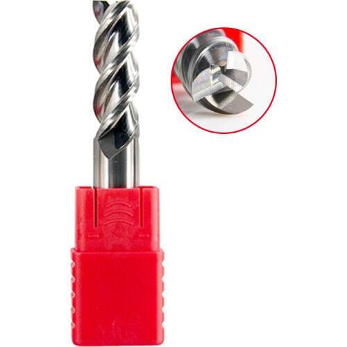 HRC60 3 Flute Aluminum Face Mill 1mm-12mm 2mm 2.5mm 3mm 4mm 5mm 6mm 8mm Cutting Helix Flat End Mill Alloy Carbide Milling Cutter