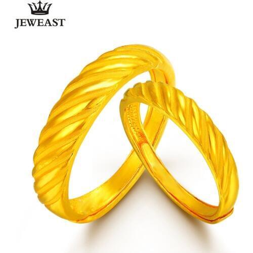 YLZB 24K Pure Gold Ring Real AU 999 Solid Gold Rings Nice Upscale Simple Fashion Classic Fine Jewelry Hot Sell New 2020