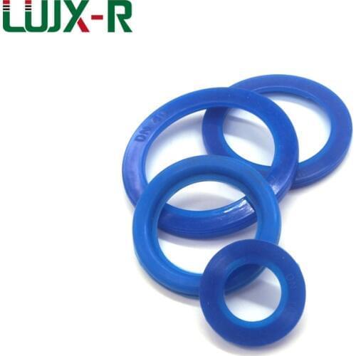 LUJX-R Gasket Silicone Flat Washer Din Silicone Union Seal Ring Watertightness Blue For DN Stainless steel Joints DN10-DN100