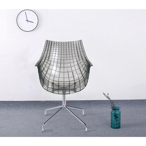Modern Design Transparent Clear Fashion Crystal Dining Chair, Loft nice simple design Diamond Chair, popular design furniture