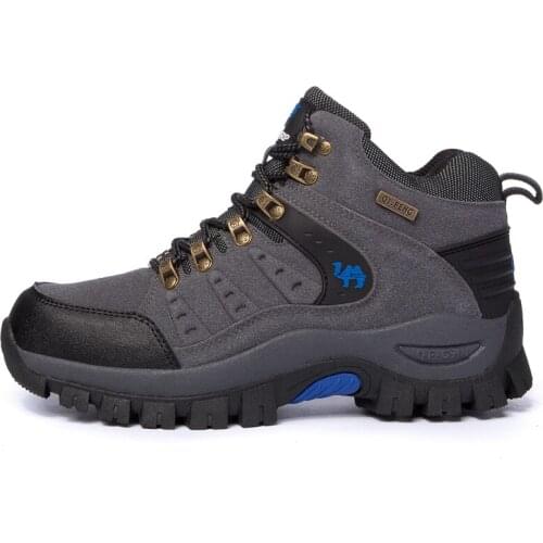 New Men Women Ankle Hiking Boots 2021 Couples Outdoor Mountain Desert Climbing Shoes Plus Size Fashion Classic Trekking Footwear