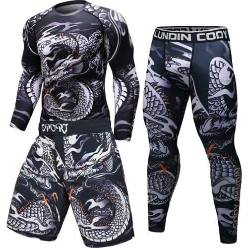 Brand New Mens Sport Running Set Compression Pants Sports Running Tights Jogging Leggings Fitness Gym Clothing Sport Leggings