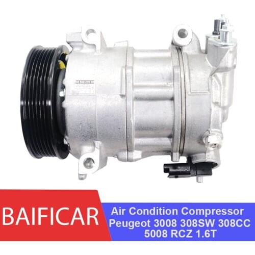 Baificar Brand New Genuine Compressor Air Conditioning 6453WH For Peugeot 3008 308SW 308CC 5008 RCZ 1.6T