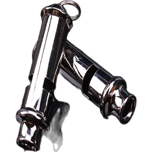 Wholesale high quality metal soccer basketball game match whistle police whistle referee whistle field lifesaving whistle