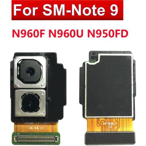 Original Back Rear Camera Module Flex Cable Replacement For Samsung Galaxy Note 9 N960F N960N N960 N960FD N9600 N960U